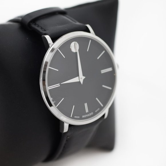 MOVADO Classic Museum Black Card Watch